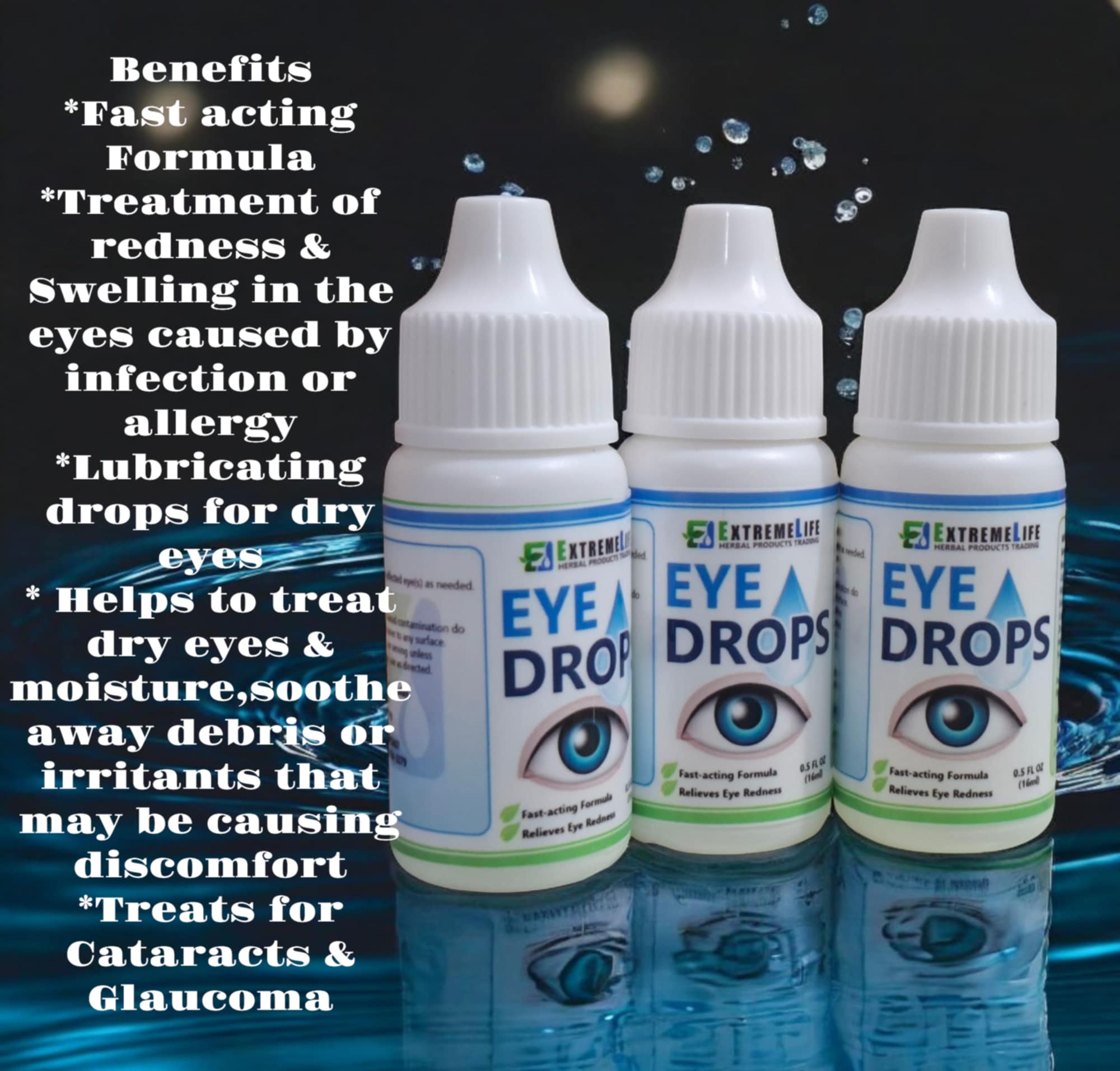 EYEDROPS 3pcs