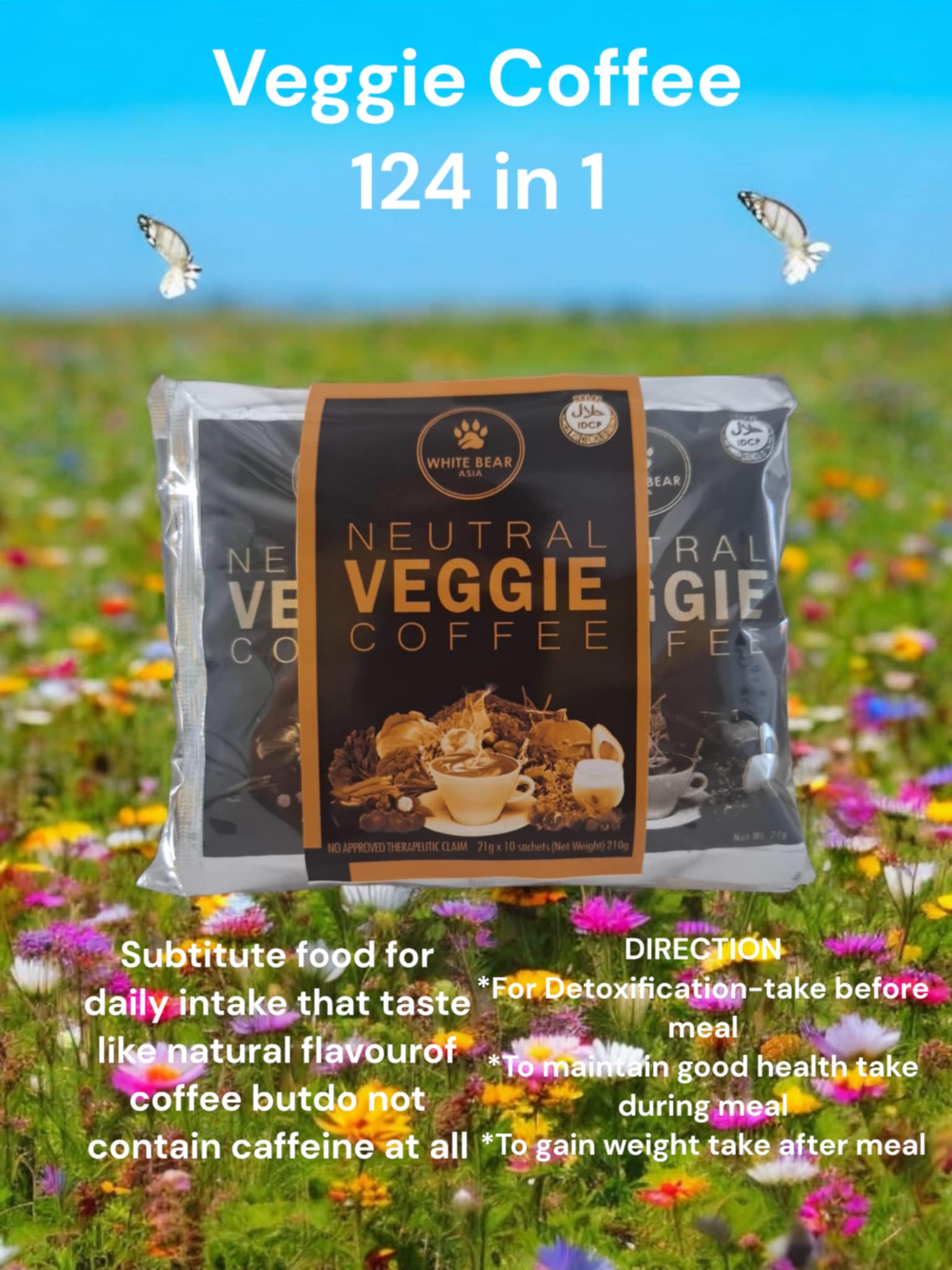 NEUTRAL VEGGIE COFFEE 124 black